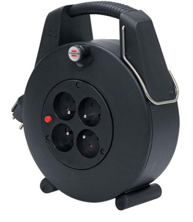 Enrouleur de câble électrique ménager L.20m HO5VVF 3G1, BRENNENSTUHL