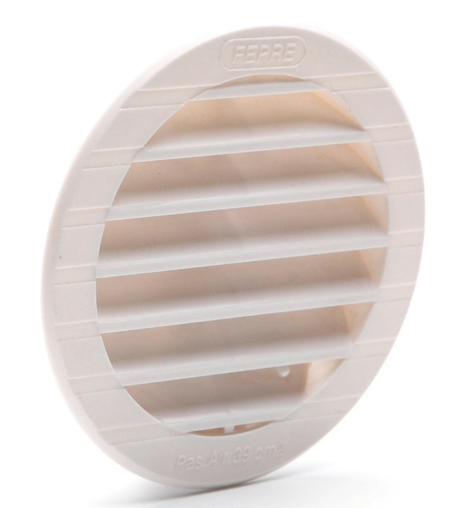 Grille d'aération abs naturel Diam.12 cm - 2