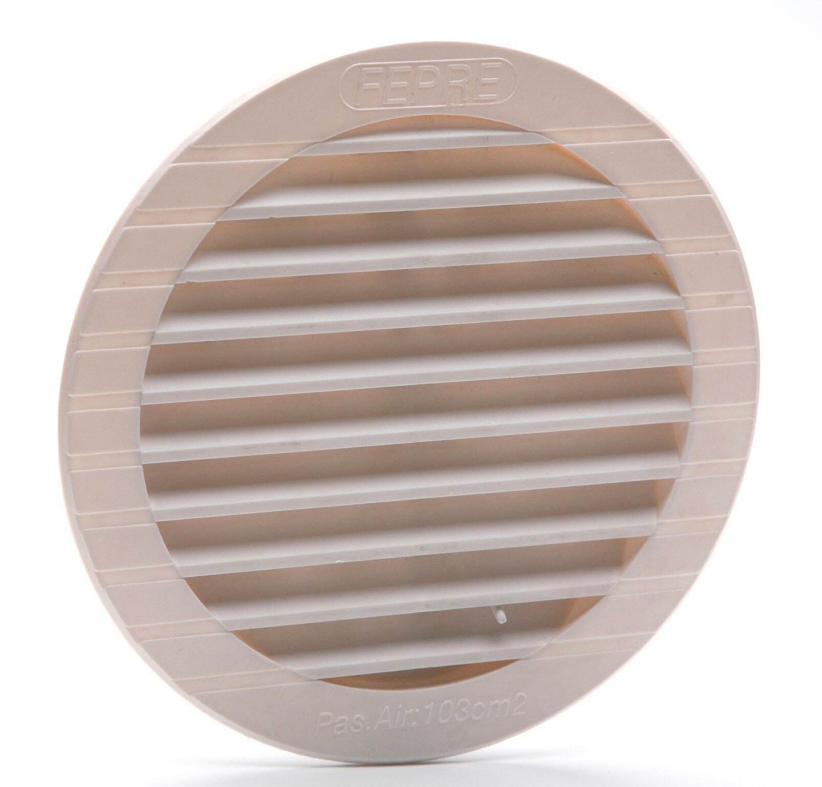 Grille d'aération abs naturel Diam.19 cm - 2