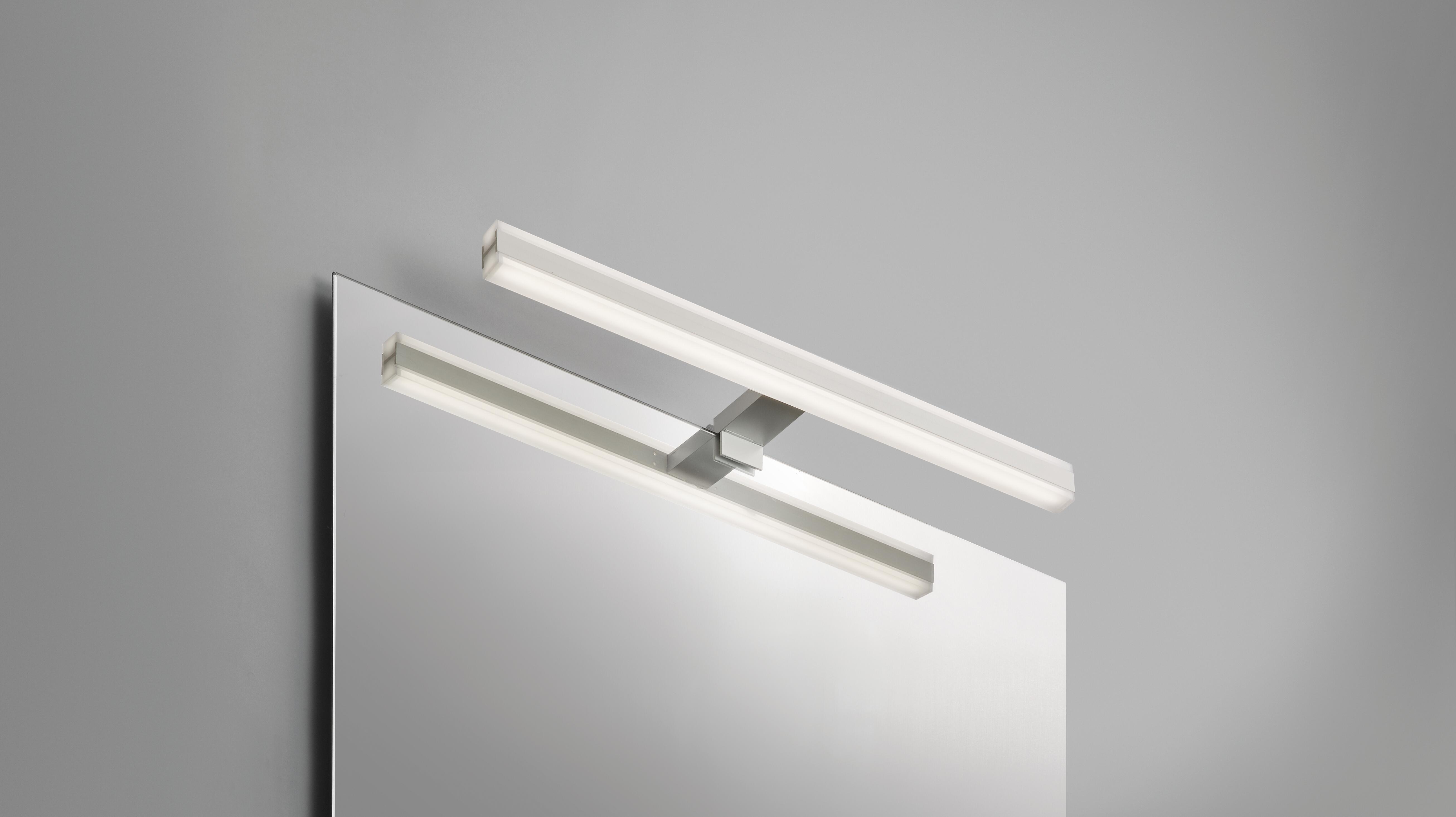 Applique LED salle de bain Triberg L.60 cm, 2000 Lm blanc chaud/neutre
