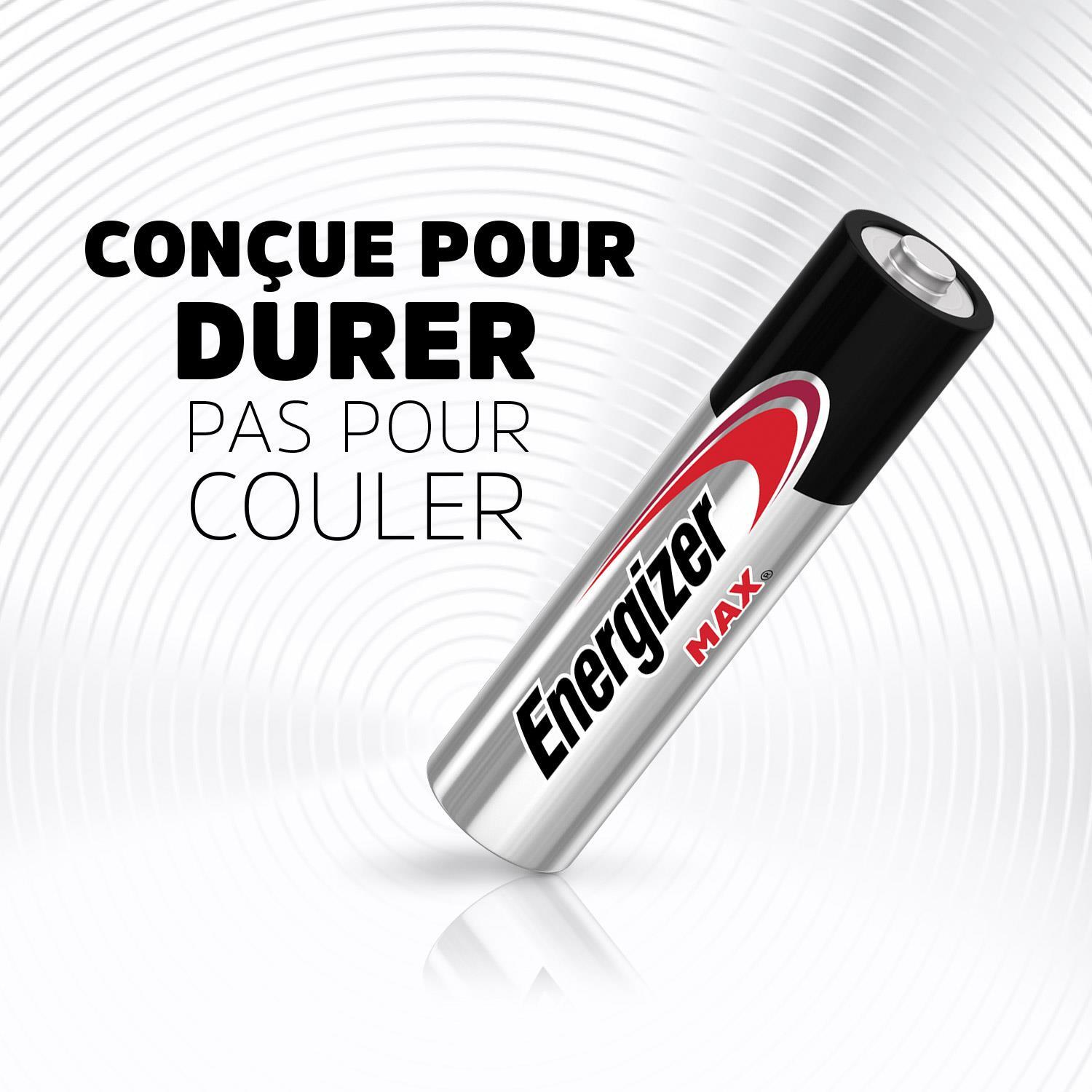Lot de 4 piles LR03 AAA, ENERGIZER - 7