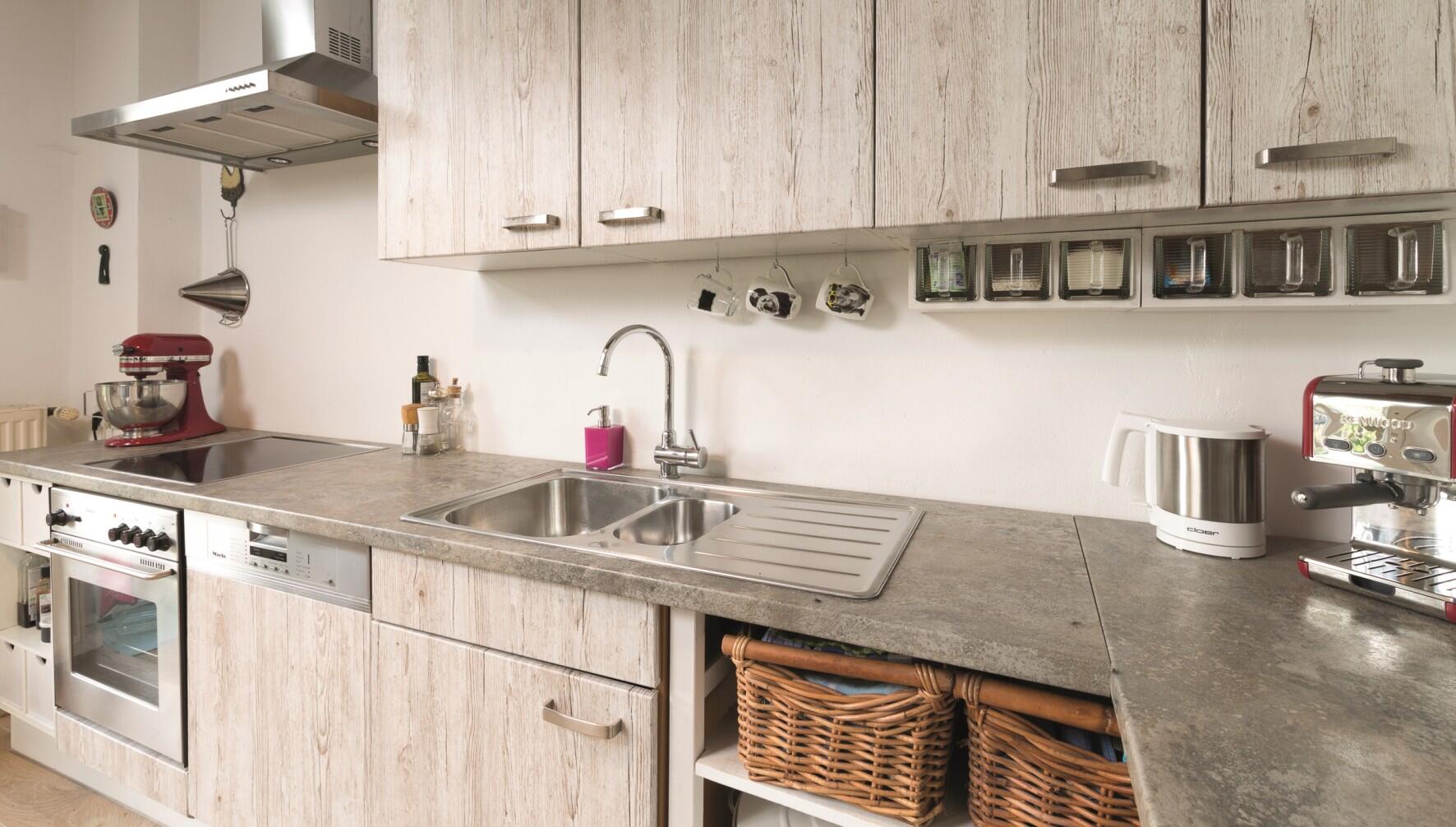 Adhésif décoratif D-C-FIX Effet bois pin blanchi, pino aurelio l.0.675 x L.2 m - 2