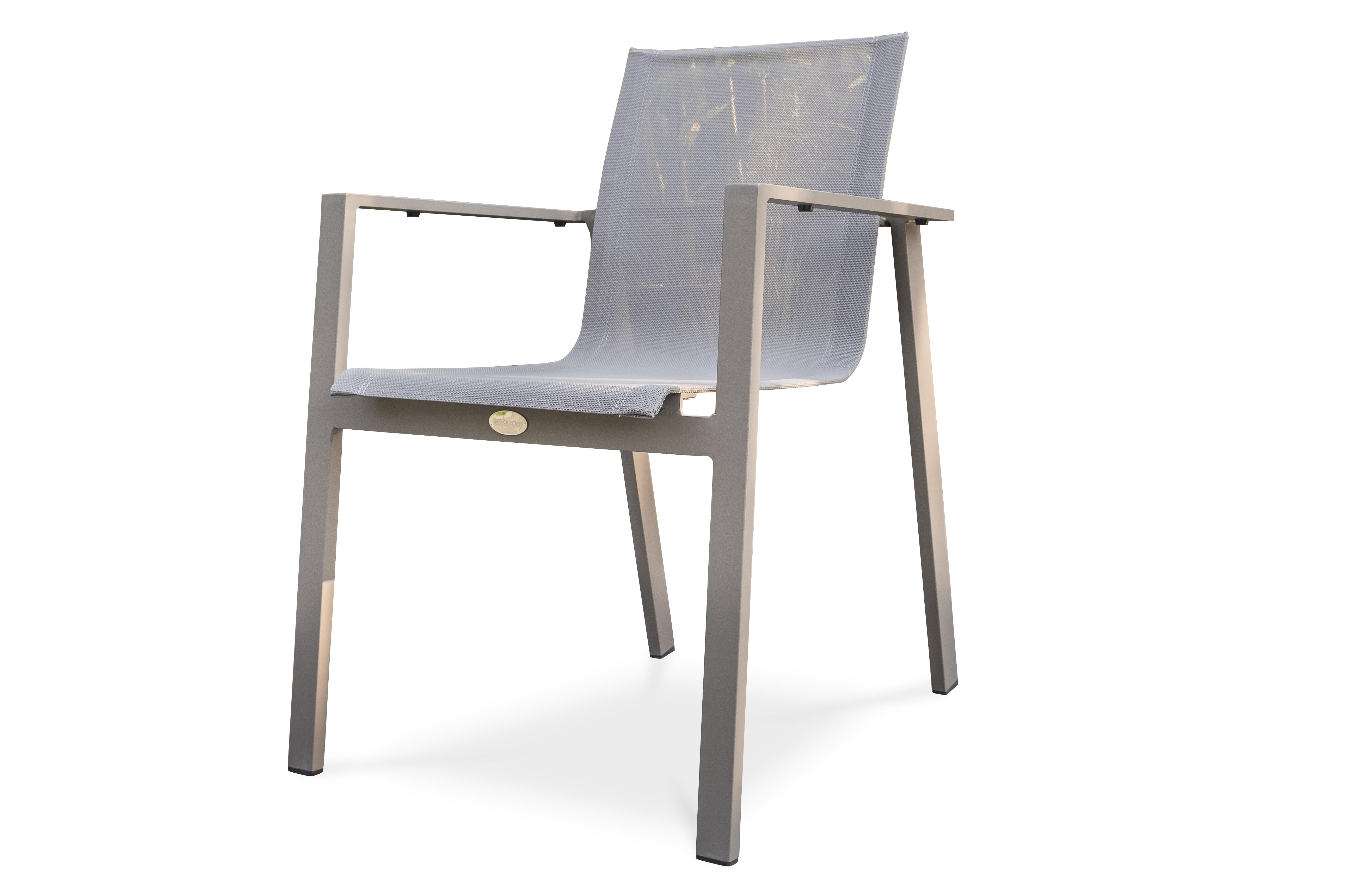 Fauteuil de jardin en aluminium Miami taupe - DCB GARDEN | Leroy Merlin