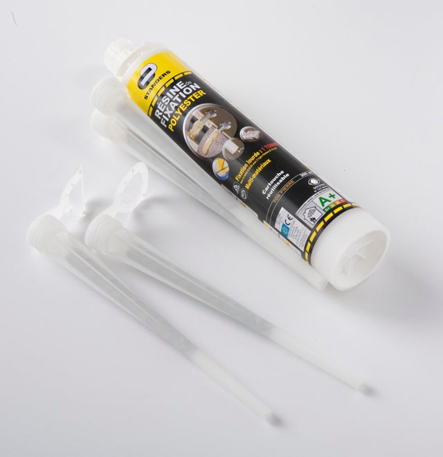 Cartouche de scellement chimique et 2 canules stan-fix, 300 ml, STANDERS