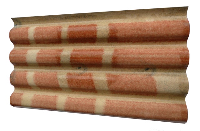 Plaque de couverture, ondulé multicouleur, l.96 x L.165 cm, Ep.6.5 mm