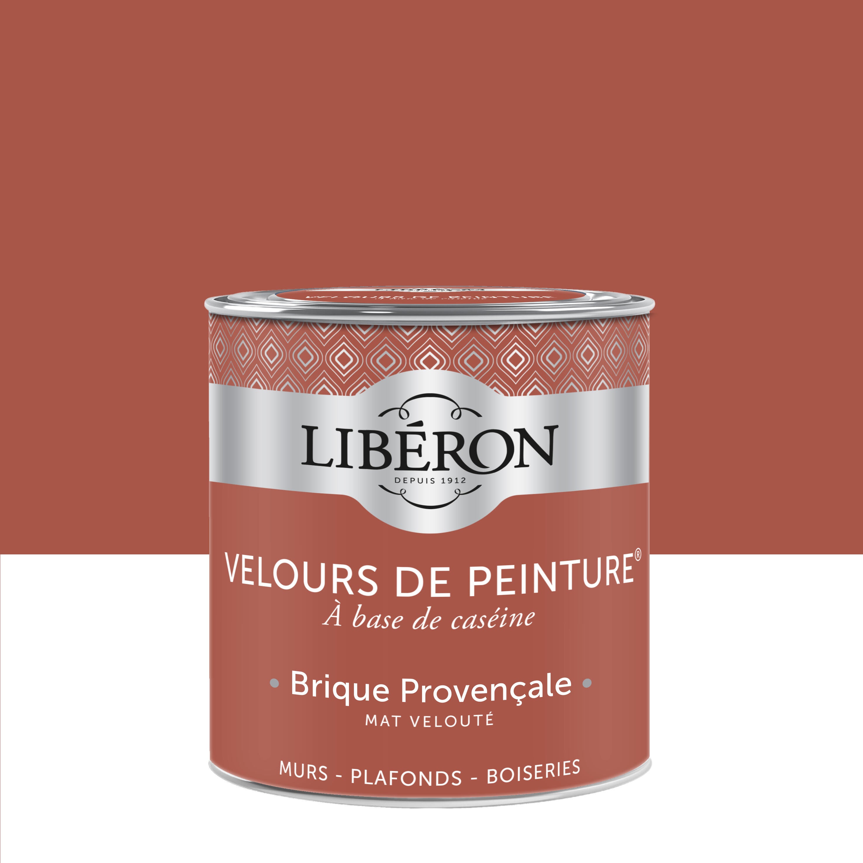 Peinture mur, boiserie brique provençale LIBÉRON Velours de peinture® 0 ...