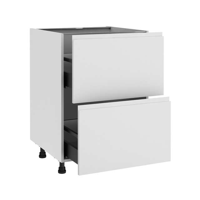Mueble bajo de cocina Delinia ID Tokyo blanco mate 76,8X60 cm 2CAC