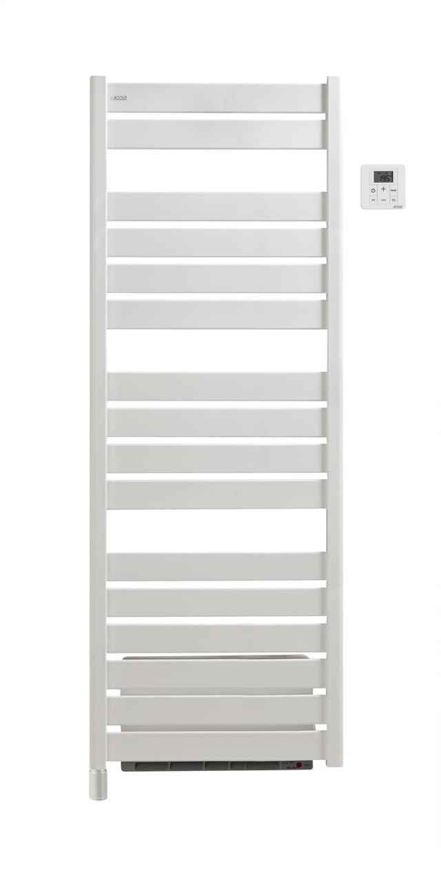 Sèche-serviettes électrique soufflant ACOVA 1000 + 1000W Madras air blanc