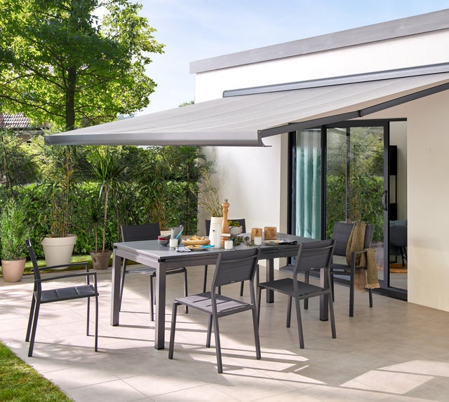 Carrelage sol extérieur effet béton gris Prime l.45 x L.45 cm FRASSINORO GRESMAL