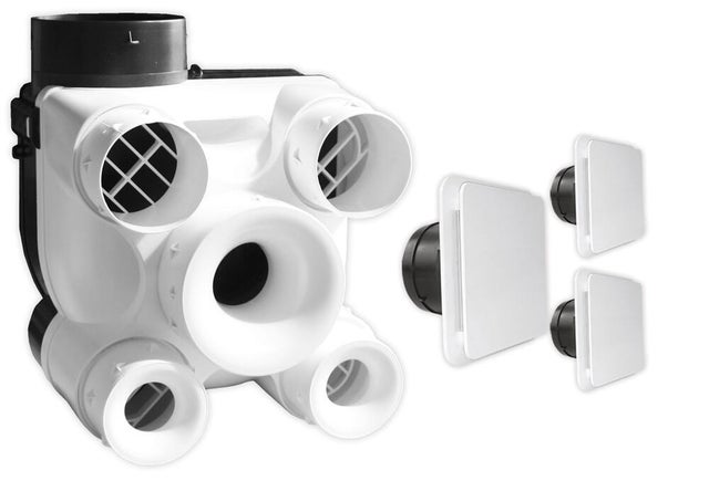 Ventilação mecânica controlada fluxo simples autoregulavel S&P 18 W 230 V