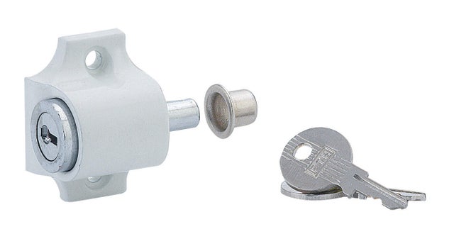 Verrou pour baie coulissante THIRARD, blanc