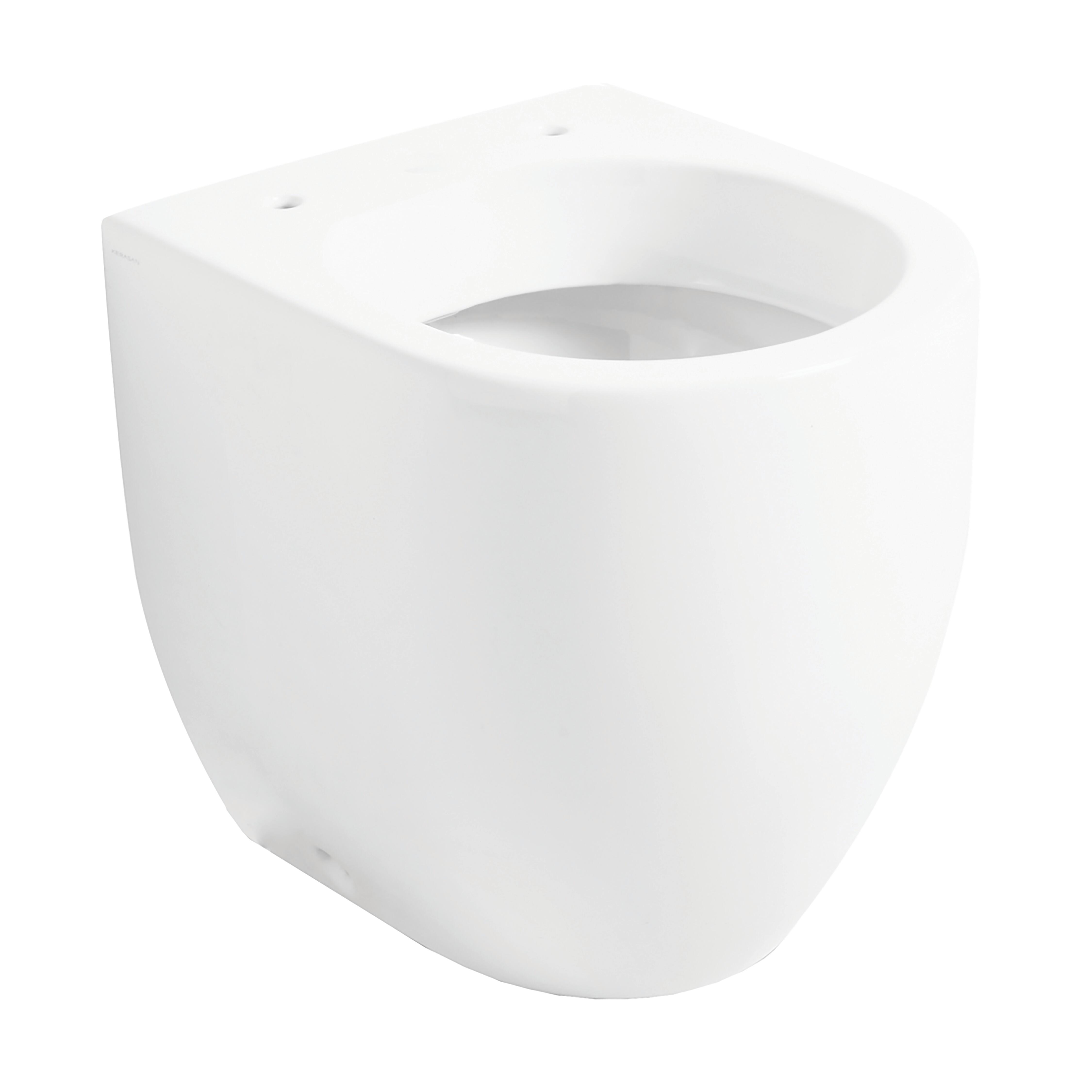 Vaso WC filomuro KERASAN flo 48, sedile escluso P 48 x L 36 x H 42 cm ...