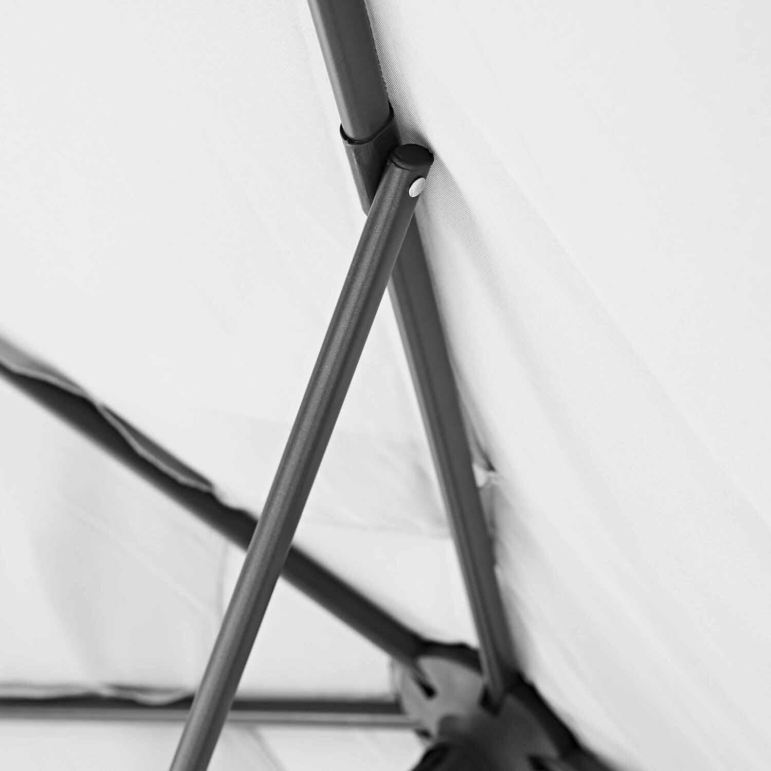 Parasol NATERIAL Avea blanc hexagonal - 10