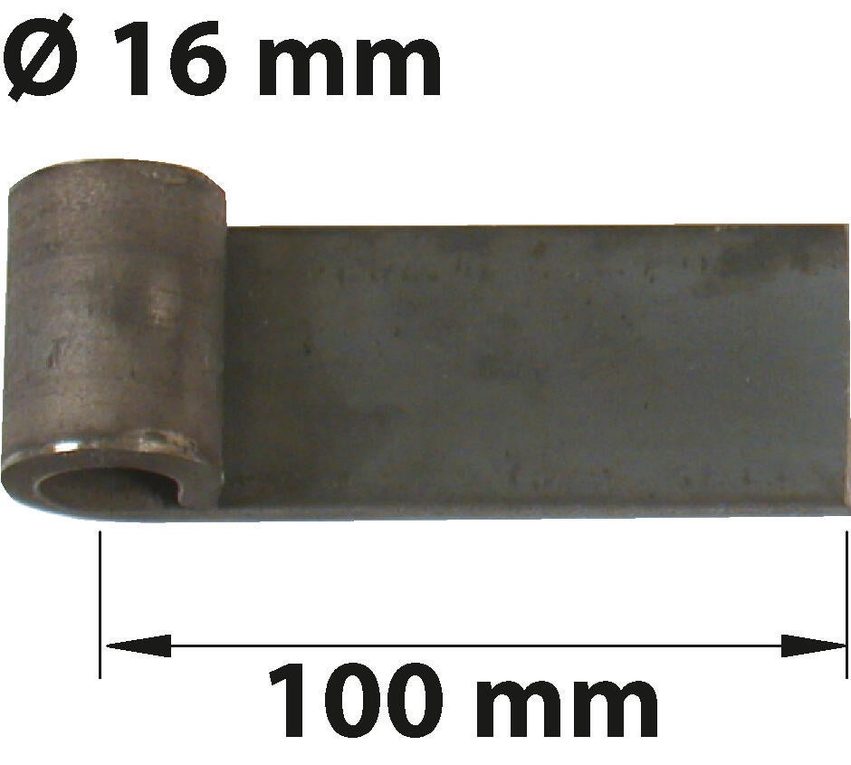 Noeud à souder acier brut, H.40 x L.100 x P.30 mm AFBAT - 3