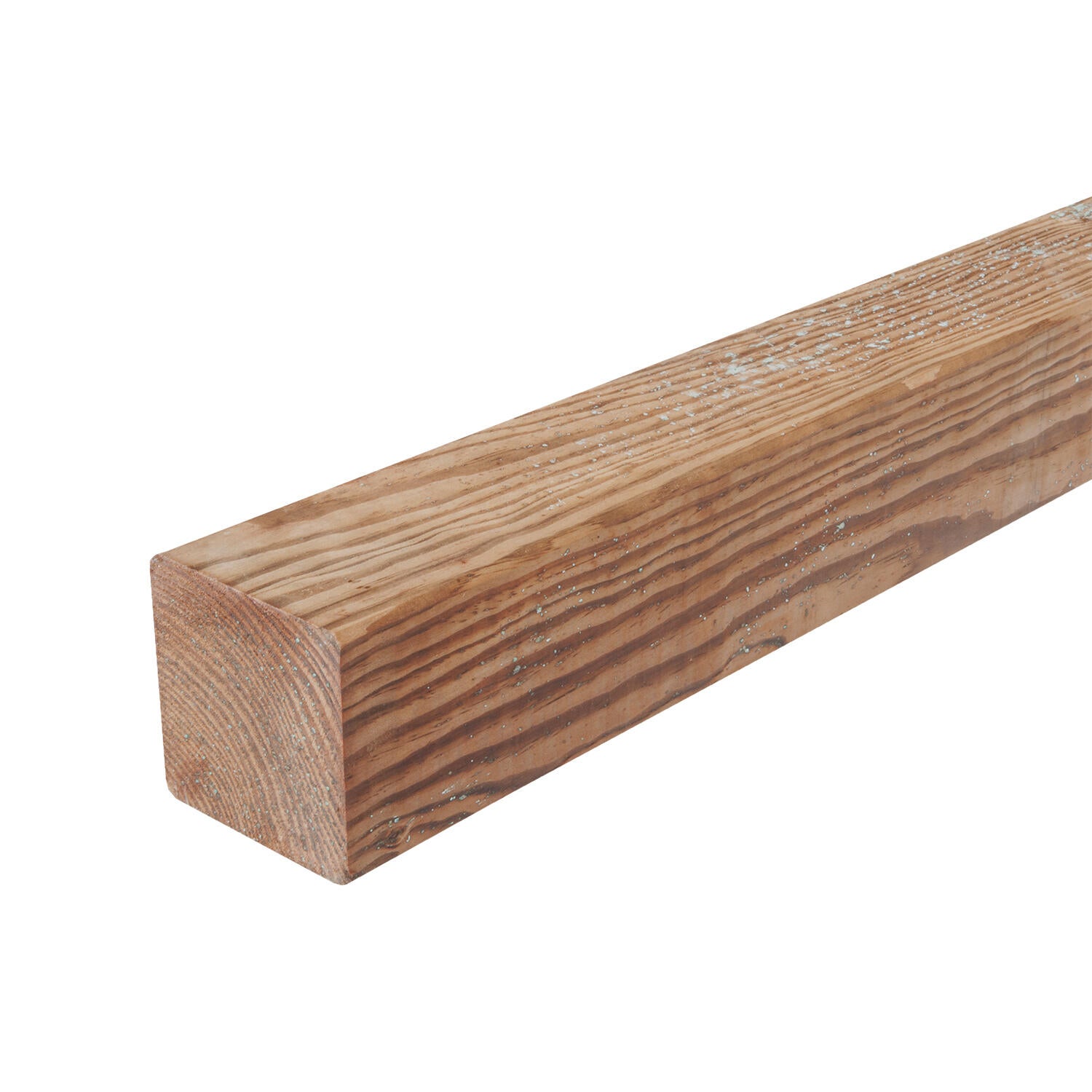 Poteau bois carré Luna marron, l.9 x P.9 - 7