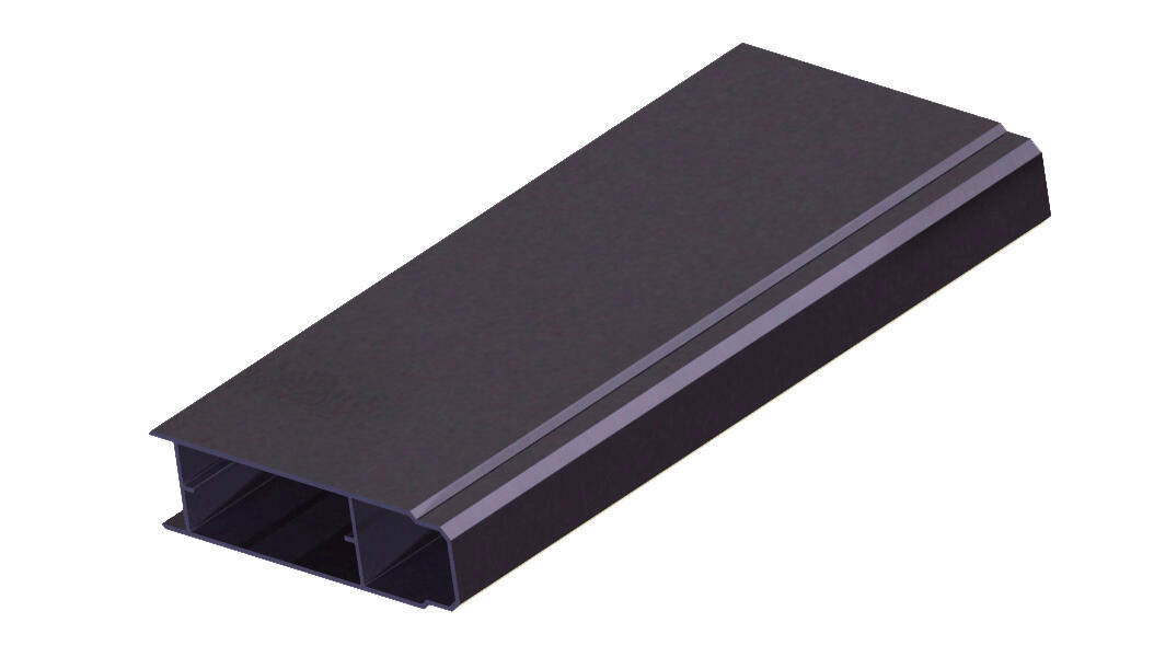 Lama para valla modulable de aluminio KLOS UP LAMA COMPACTA de 9 x 145 cm antracita - 4