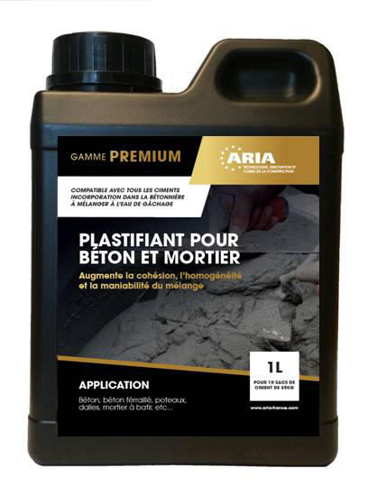 Plastifiant pour béton et mortier, 1 litre