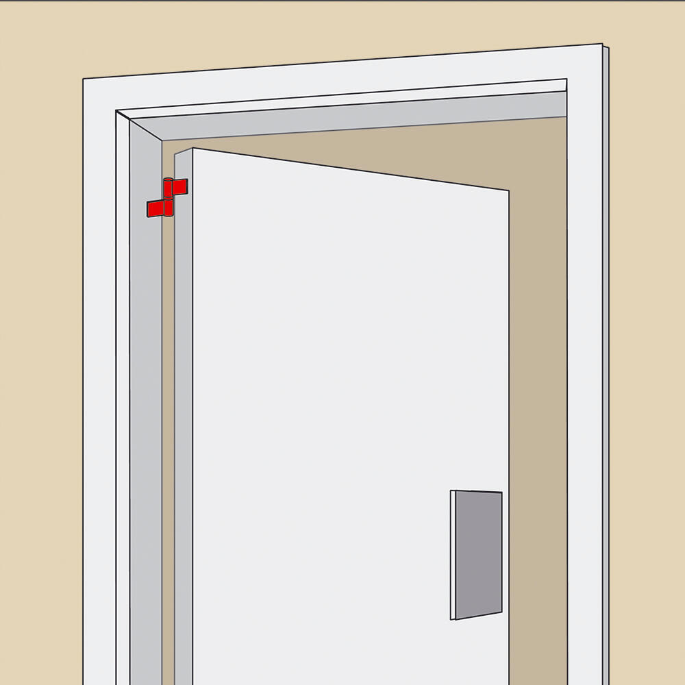 Paumelle de grille à souder acier brut, H.80 x L.80 x P.15 mm AFBAT - 3