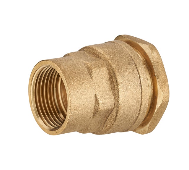 Raccord pour tuyau PE à compression F/F, 25 mm / 3/4