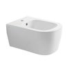 Bidet sospeso bianco lucido tutto evo + kit di fissaggio OLYMPIA CERAMICA L 36 x H 42 x P 53 cm