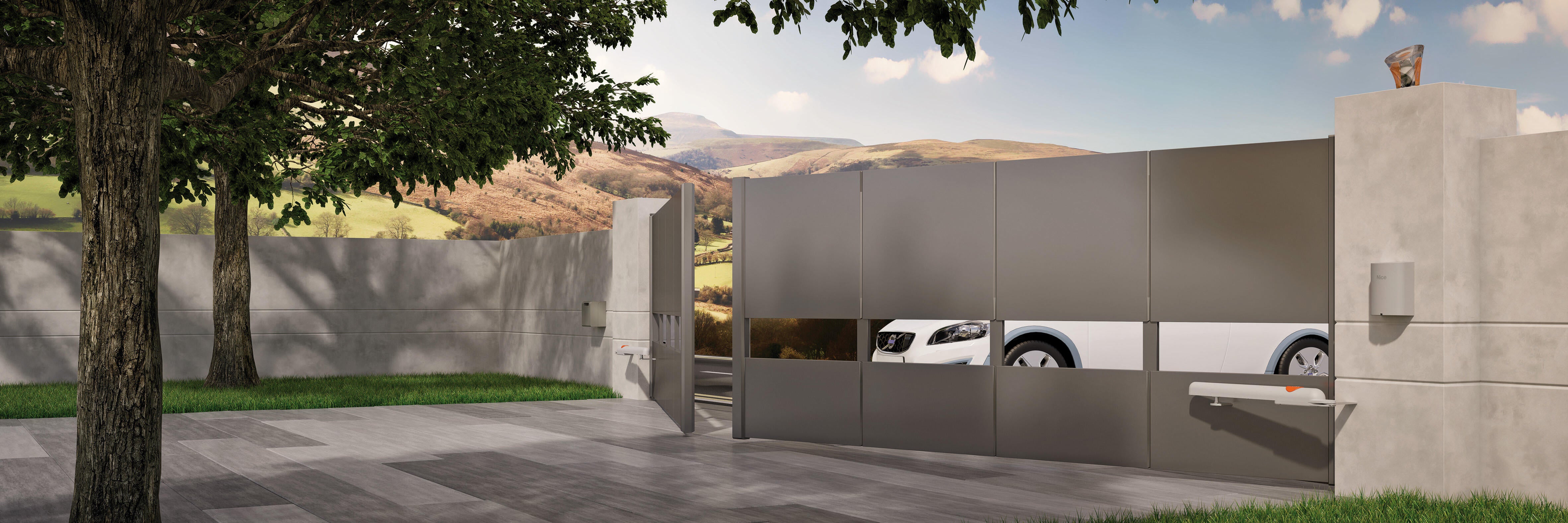 Moteur pour portail battant, NICE HOME, Aria 400 - 3