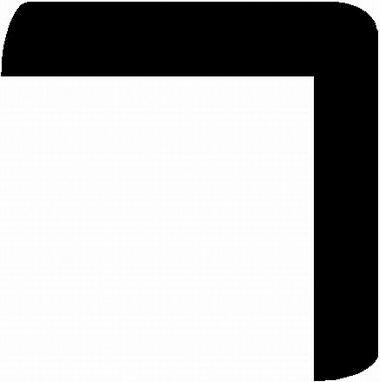 Baguette d'angle sapin arrondie sans noeud gris, 27 x 27 mm, L.2.5 m - 3