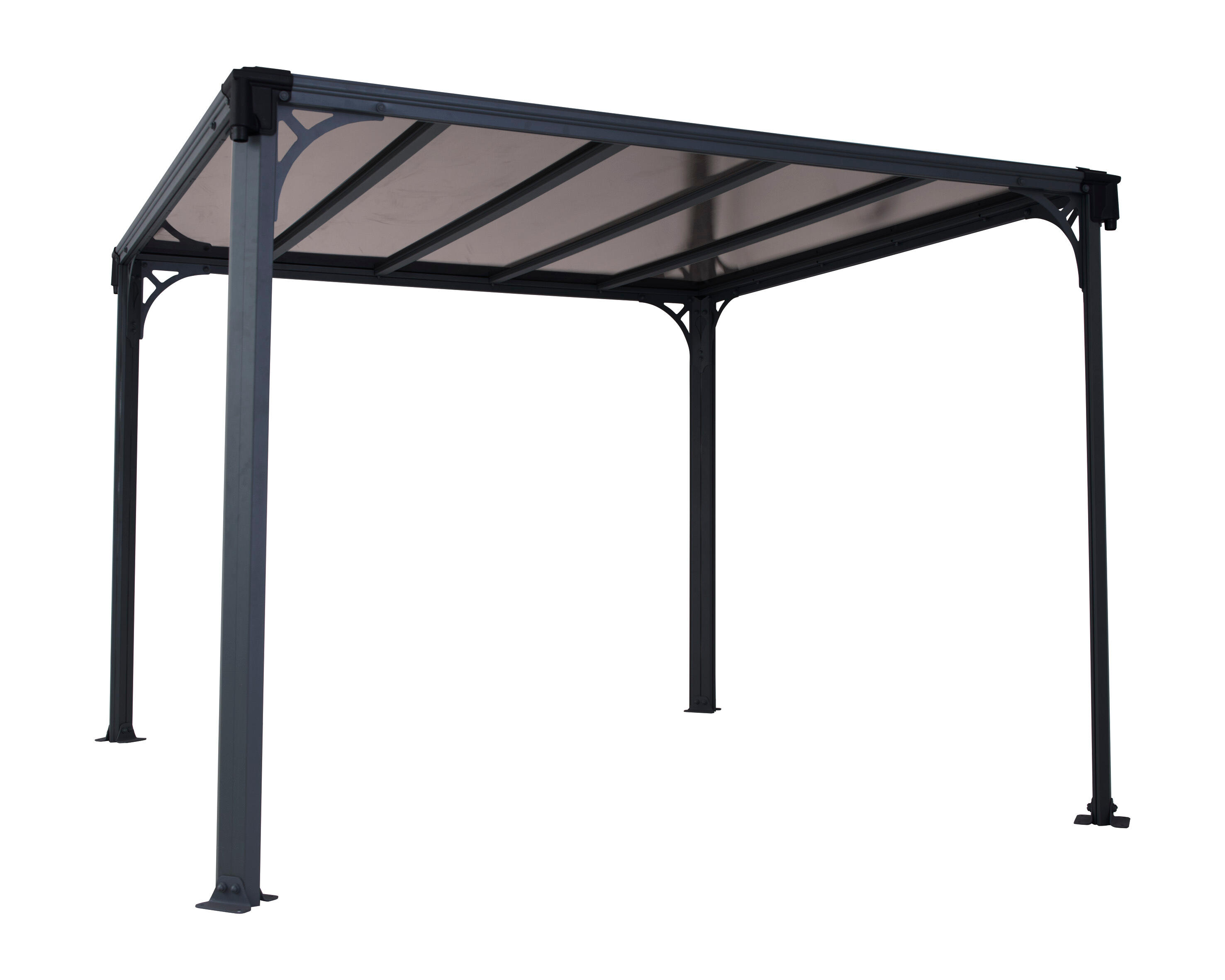 Tonnelle autoportante Milano 3000 CANOPIA BY PALRAM aluminium gris, 9.5 m² - 7