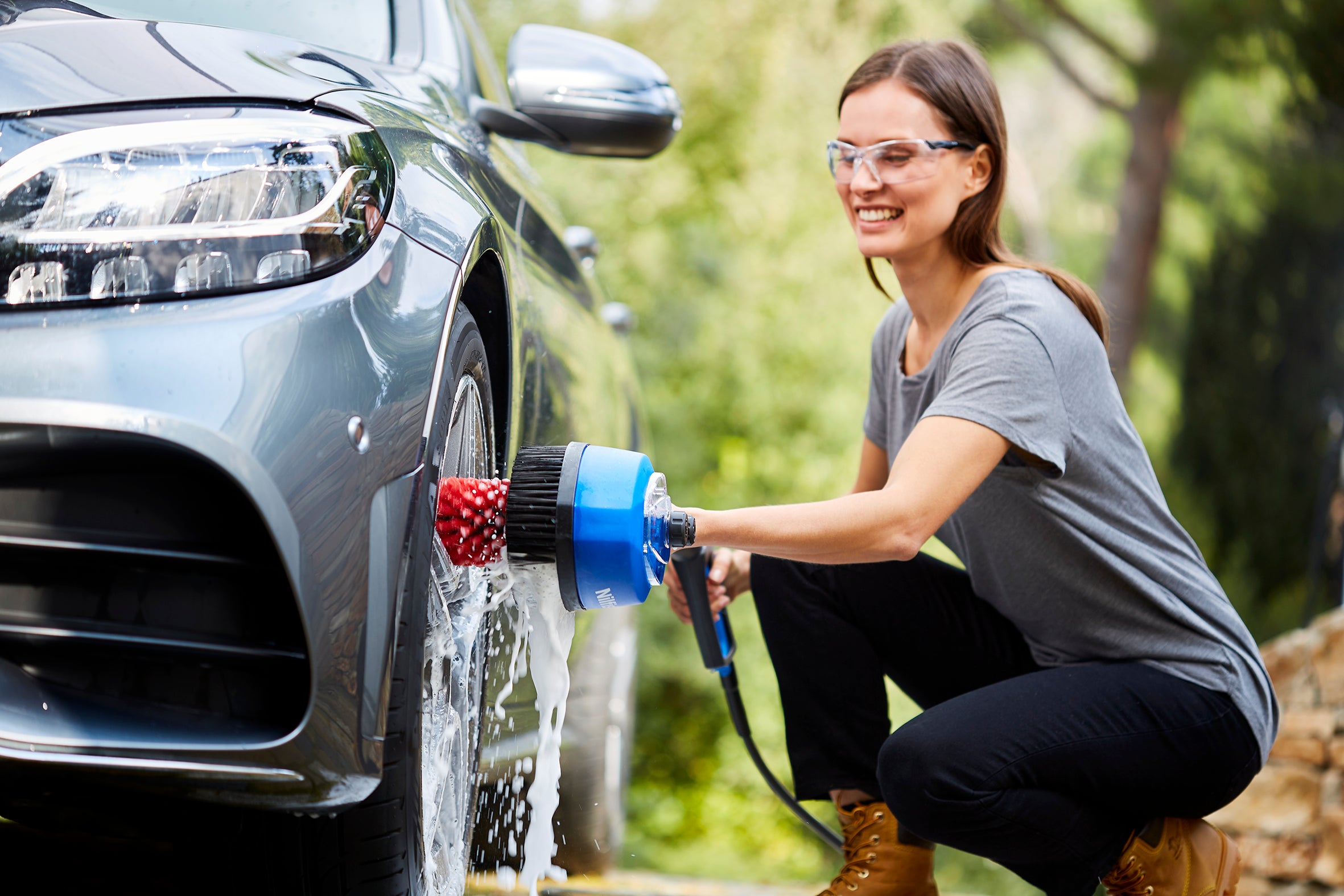 Brosse multifonction rotative pour nettoyeur hte pression NILFISK - 7