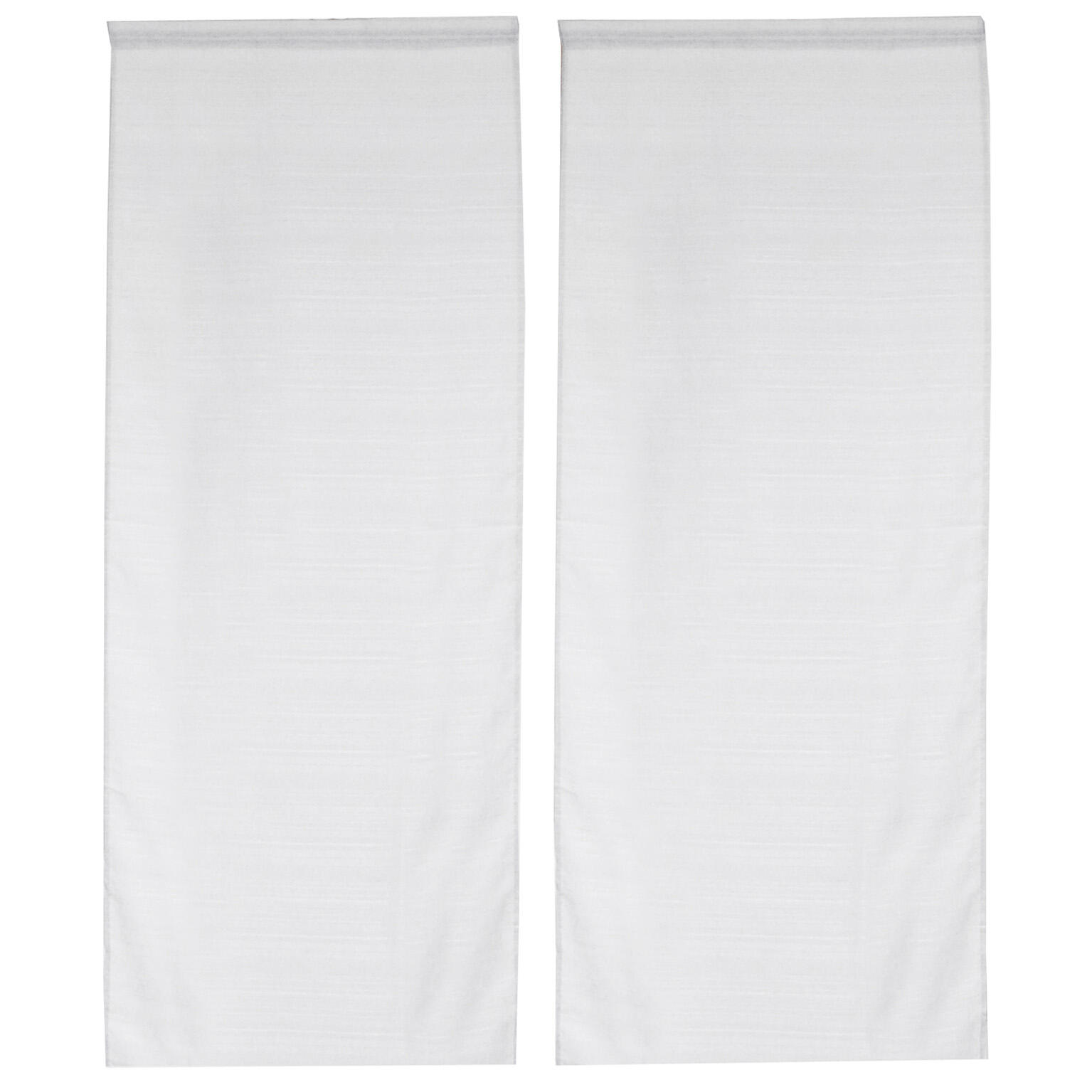 Vitrage tamisant, Lola, blanc H.120 x l.60 cm - 5
