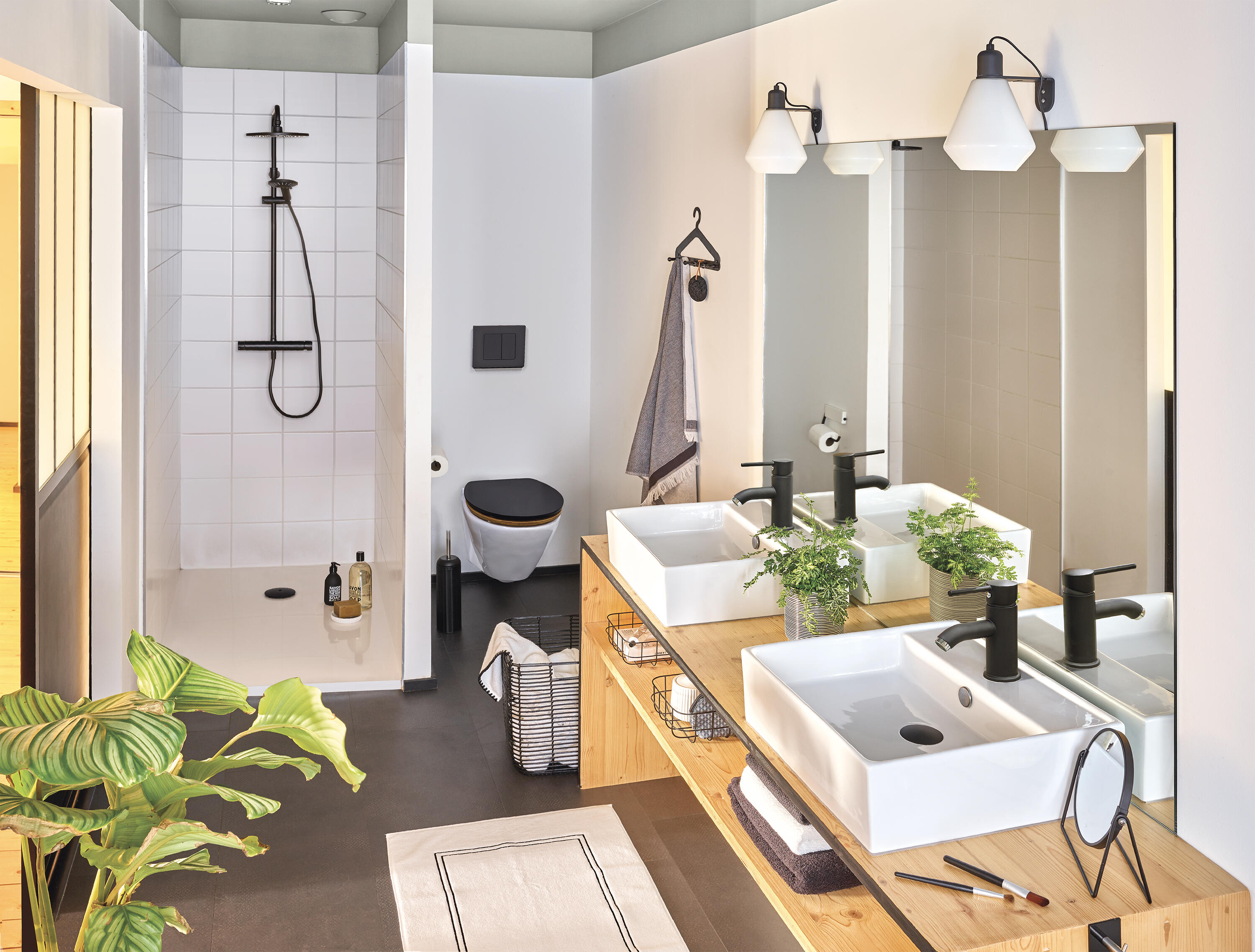 Bonde pour receveur de douche, Diam.90 mm, noir, WIRQUIN - 5