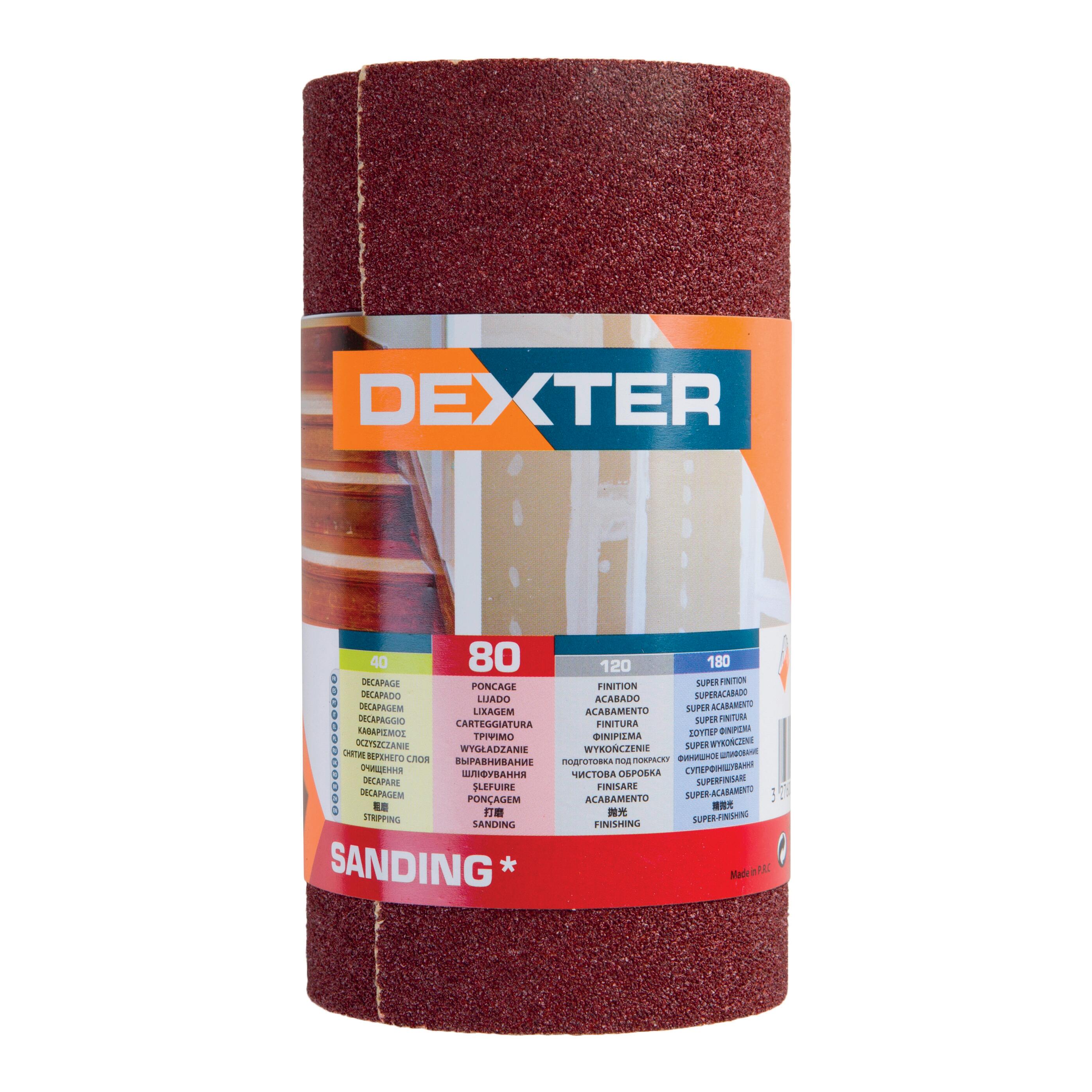Carta abrasiva DEXTER 856118 in ossido di alluminio Ø 0 mm, grana 80 - 2
