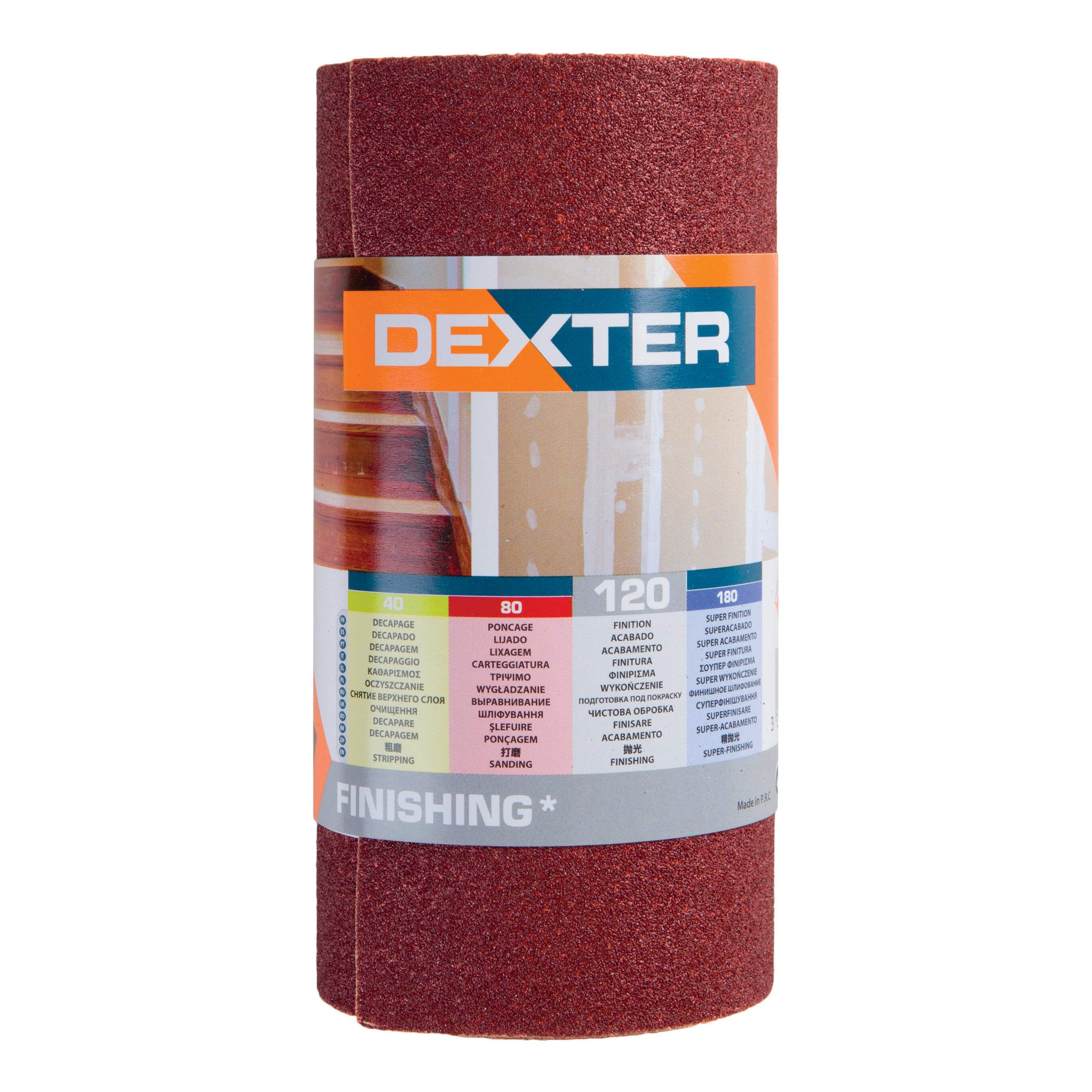 Carta abrasiva DEXTER 855942 in ossido di alluminio Ø 0 mm, grana 120 - 2