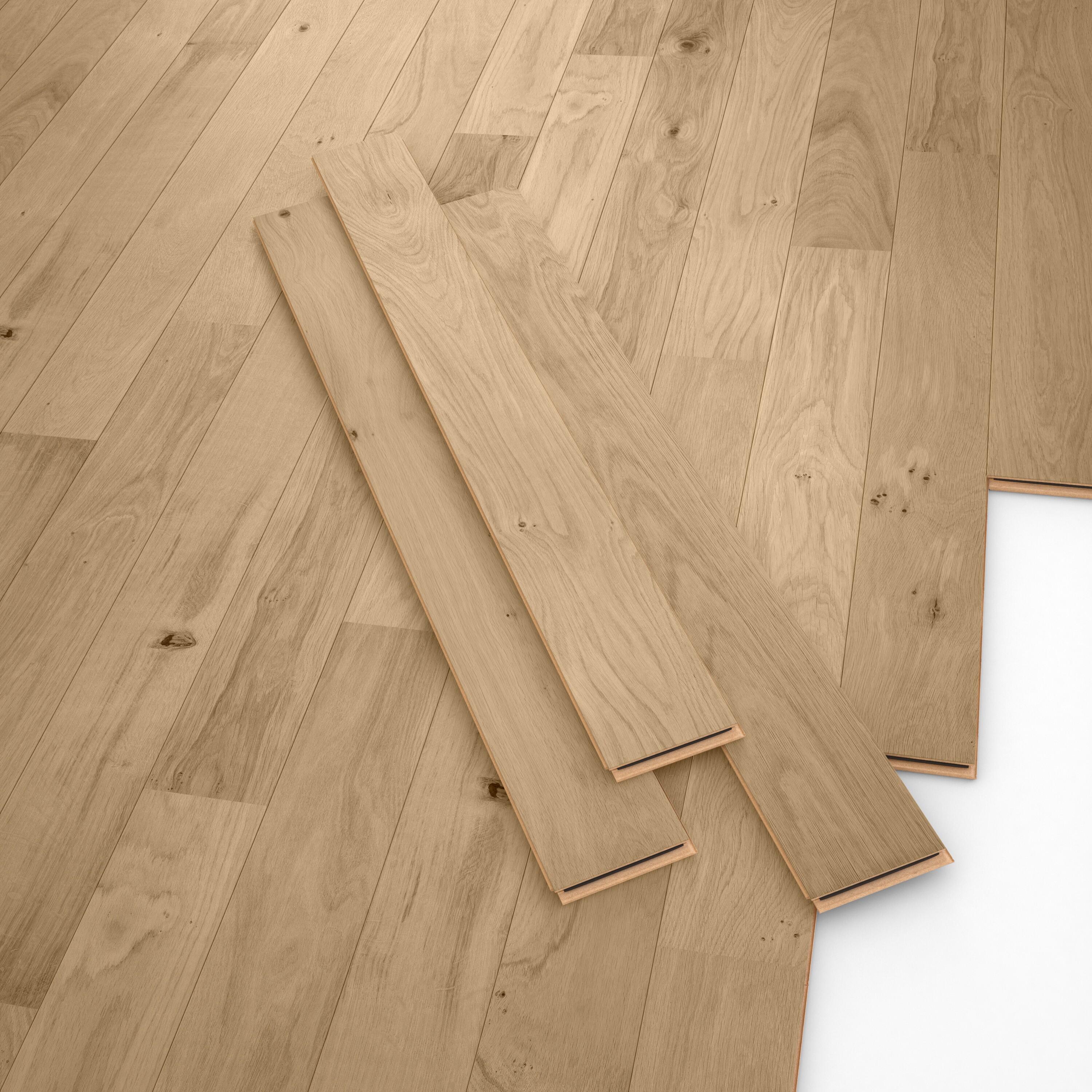 Parquet contrecollé chêne naturel charme vitrifié M BEAULIEU FLOORING, l.13 cm - 3