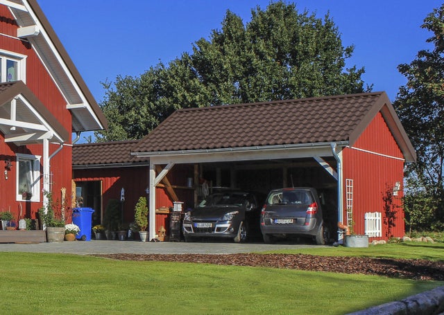 Plaque de toiture EASY TUILE acier galvanisé marron l.0.84 x L.1.15 m GALLEA