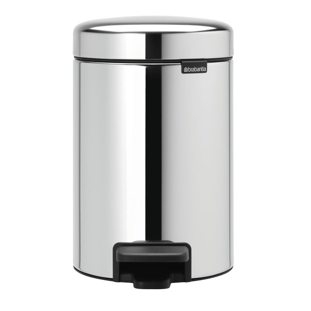 Papelera baño Newicon gris 3L
