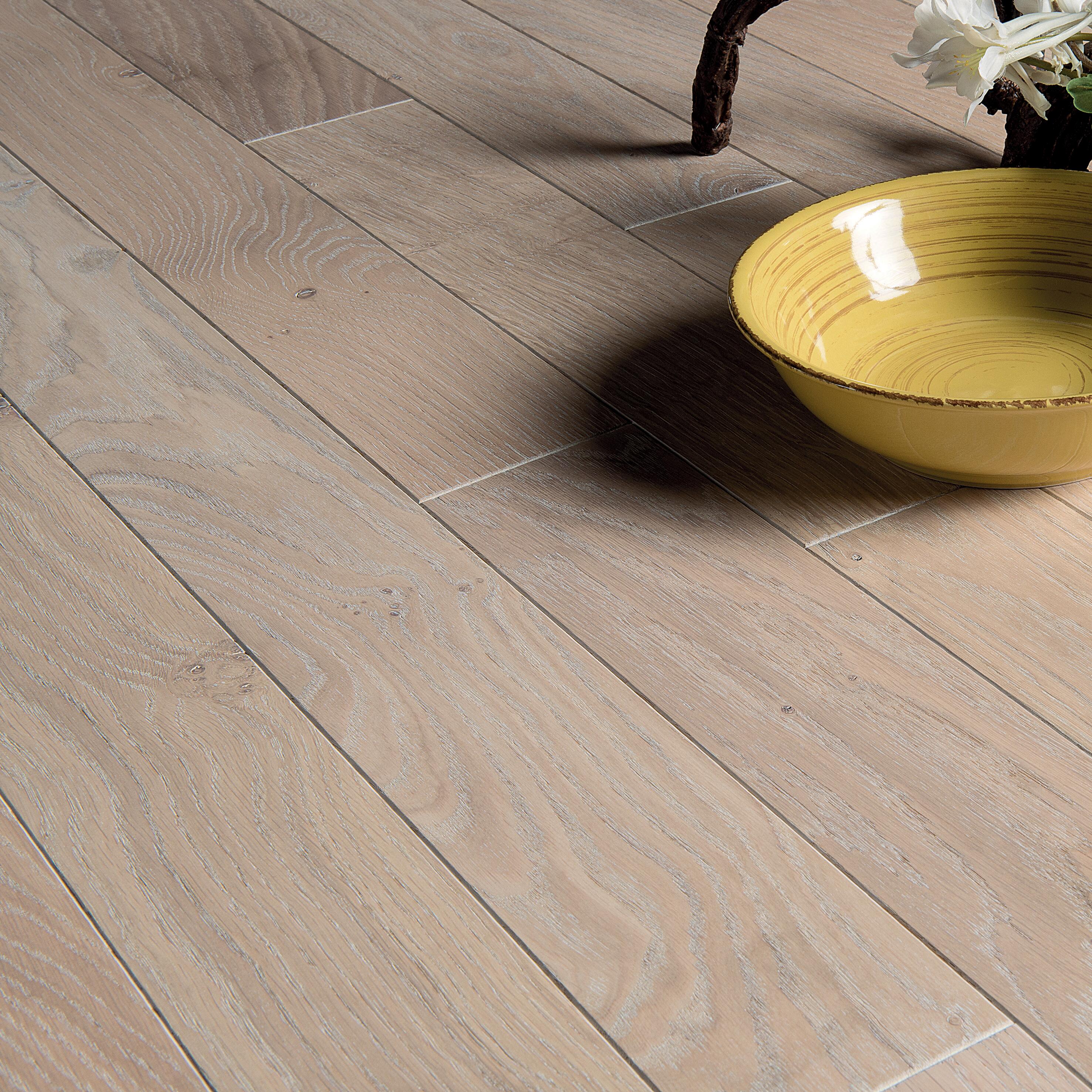 Echantillon Parquet chêne blanchi huilé S BROCELIANDE By panaget - 2