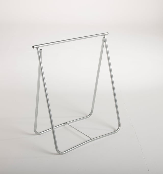 Tréteau acier français pliant Sam RODET, H.74 x l.64 cm