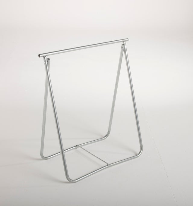 Tréteau acier français pliant Sam RODET, H.74 x l.64 cm