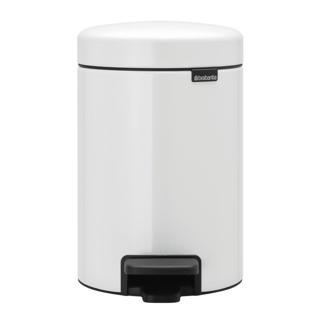 Papelera baño Newicon blanco 3L