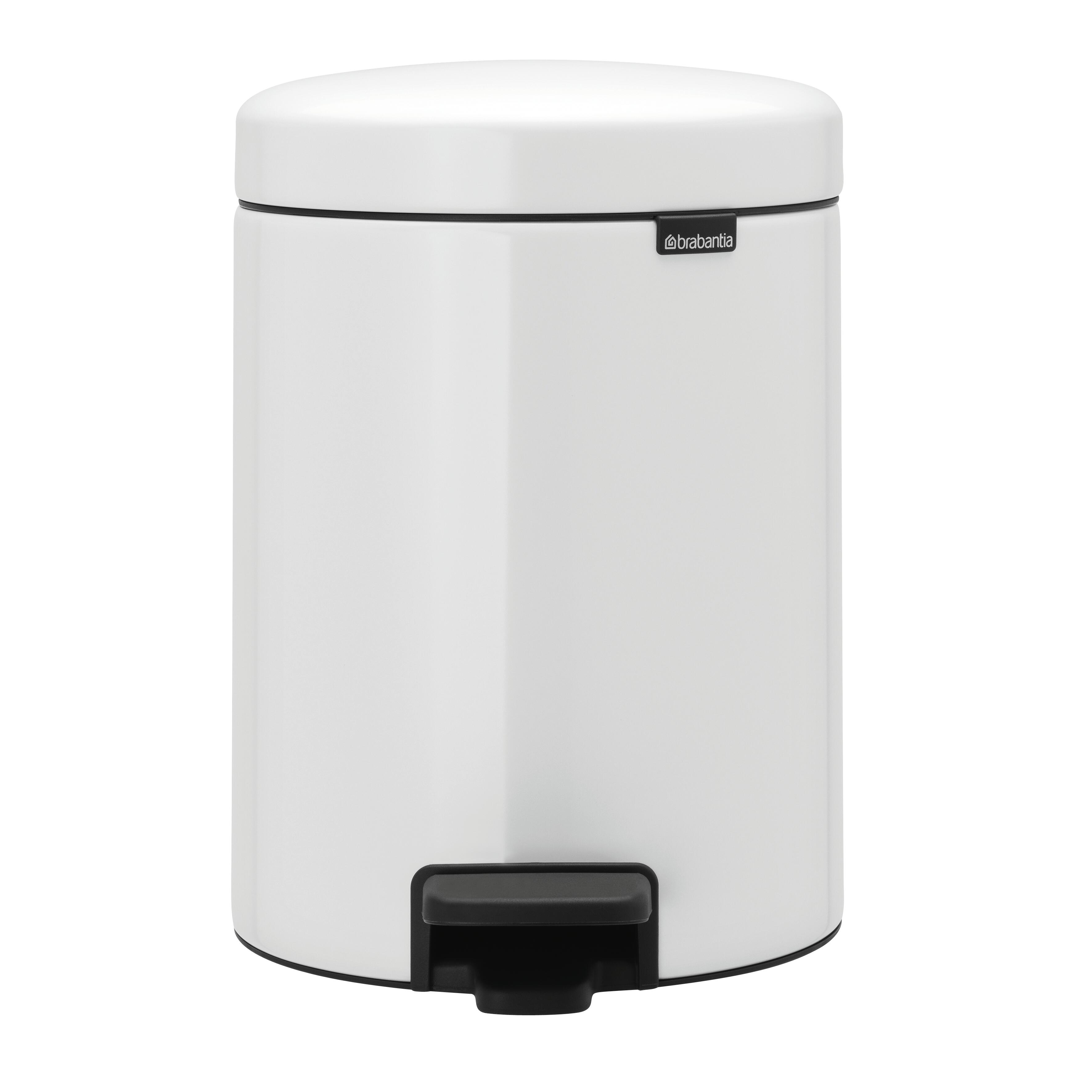 Papelera de baño newicon blanco 5l