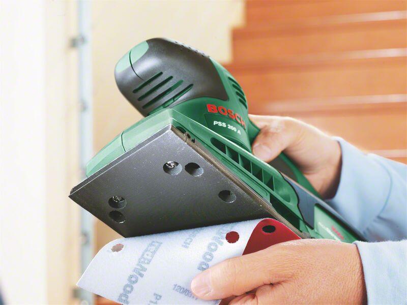 Ponceuse vibrante filaire BOSCH PSS 200 A microfiltre, 200 W - 2