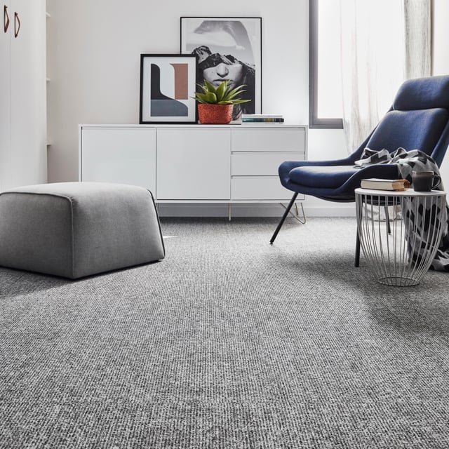 Dalle moquette bouclée Craft 90 - 50x50 gris L.50 x l.50 cm