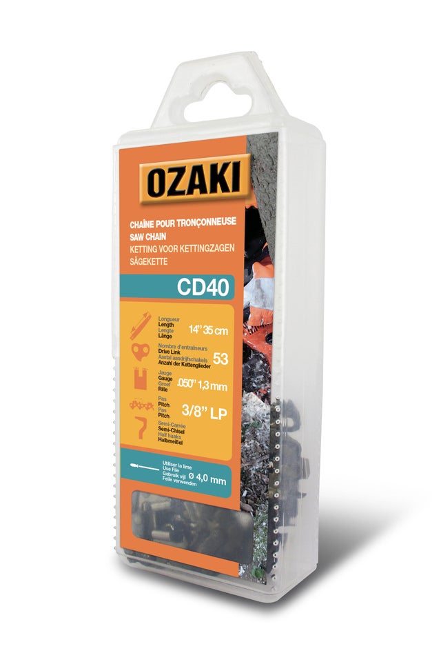 Chaîne de tronçonneuse OZAKI CD40 Pas de 3/8
