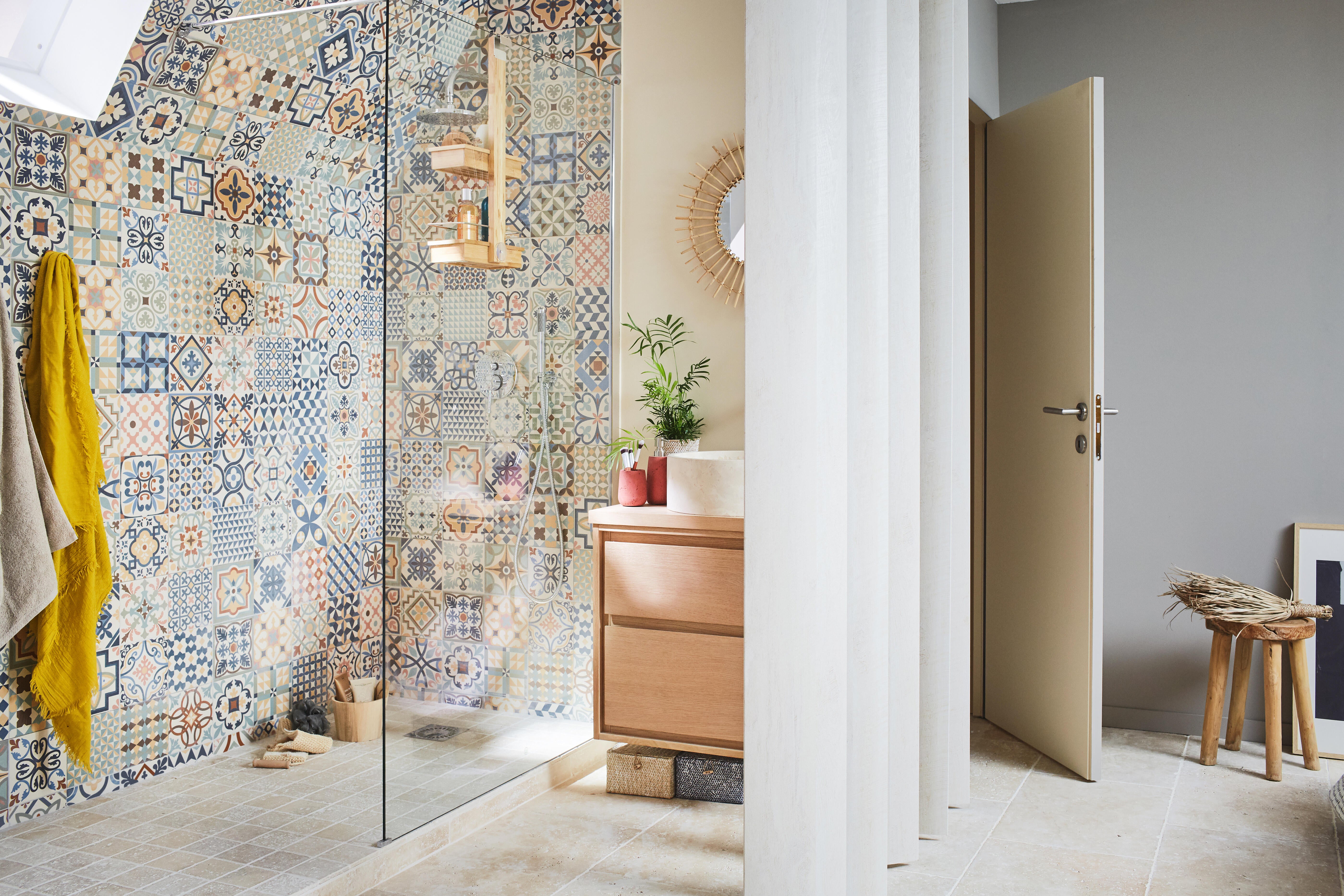 Kabina Walk-in Remix 90x200 transparentna profil chromowany Sensea - 8