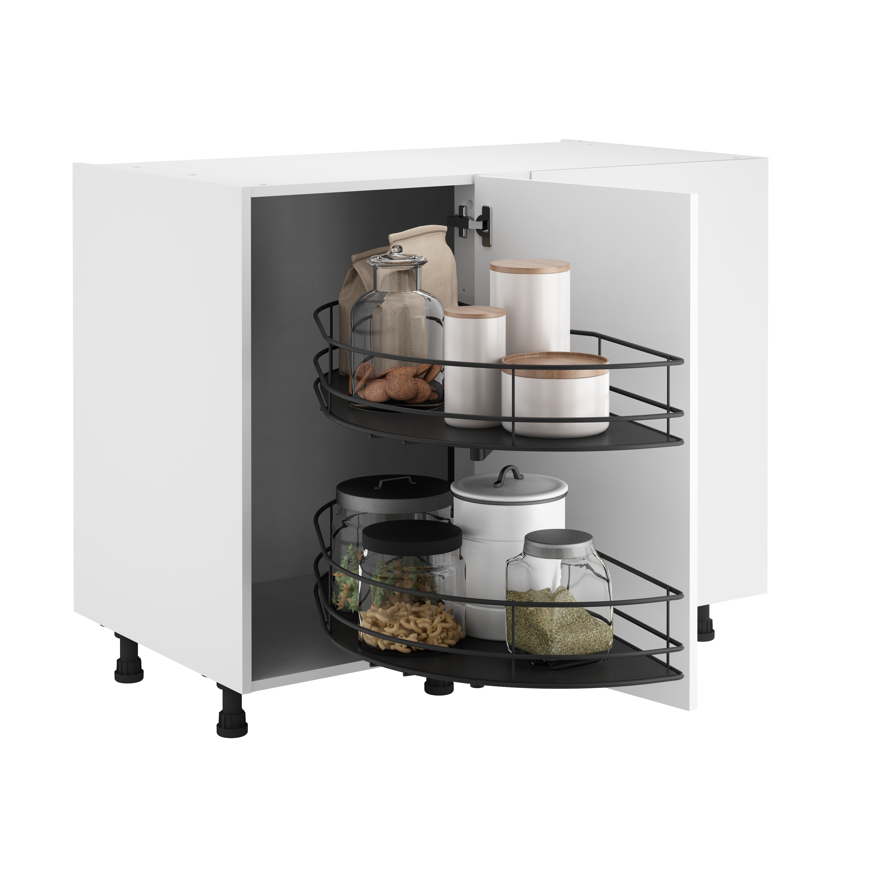 Rangement d'angle pour meuble d'angle bas - 4