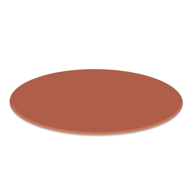 Dessous de plat Terracotta en céramique pour plan de travail orange / cuivré