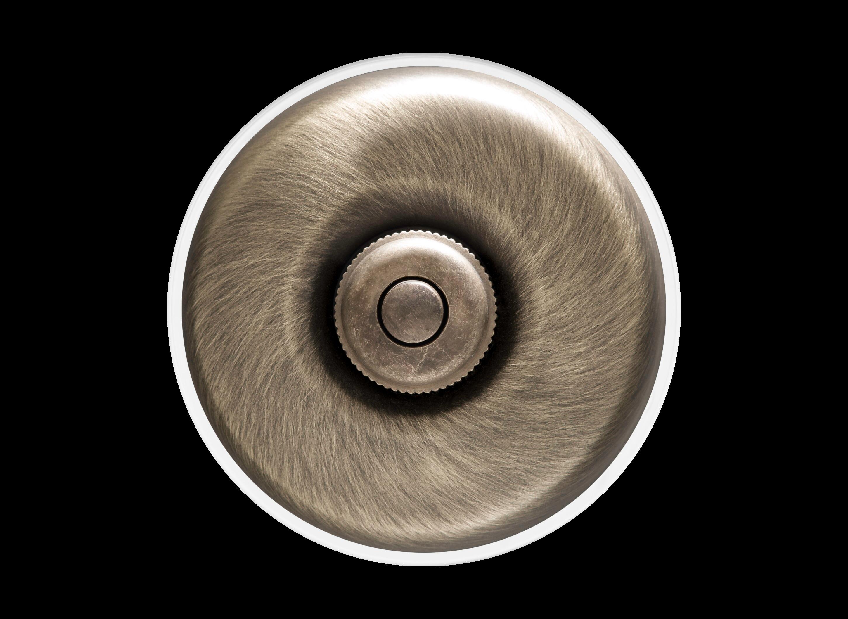 Poussoir saillie, FONTINI Dimbler, blanc/bronze - 2