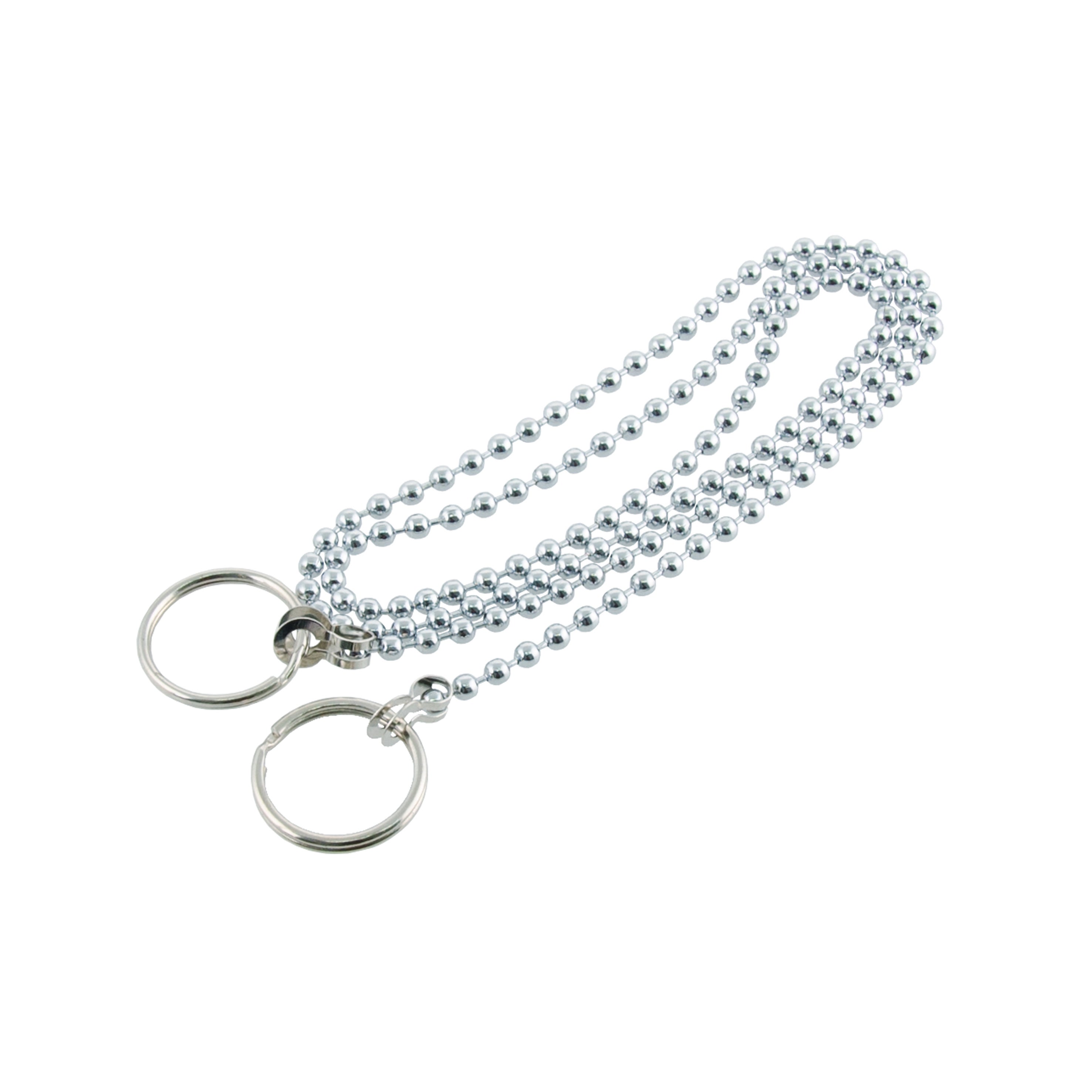 Chaîne En Laiton à 2 Brins Avec Perles Rondes - 24 Pouces (61 Cm) - Neuf