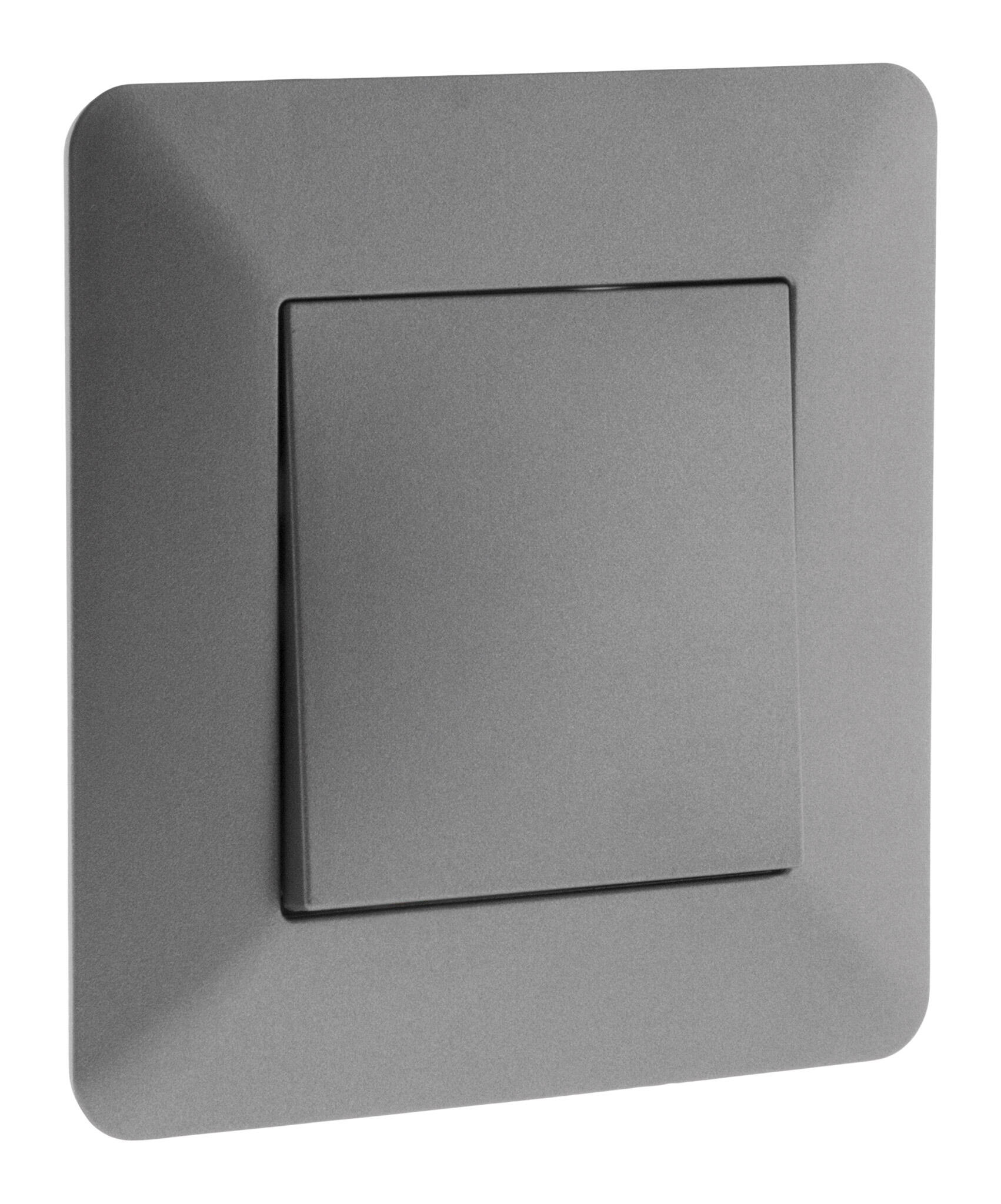 Interrupteur va-et-vient complet ARTEZO, titanium - 2