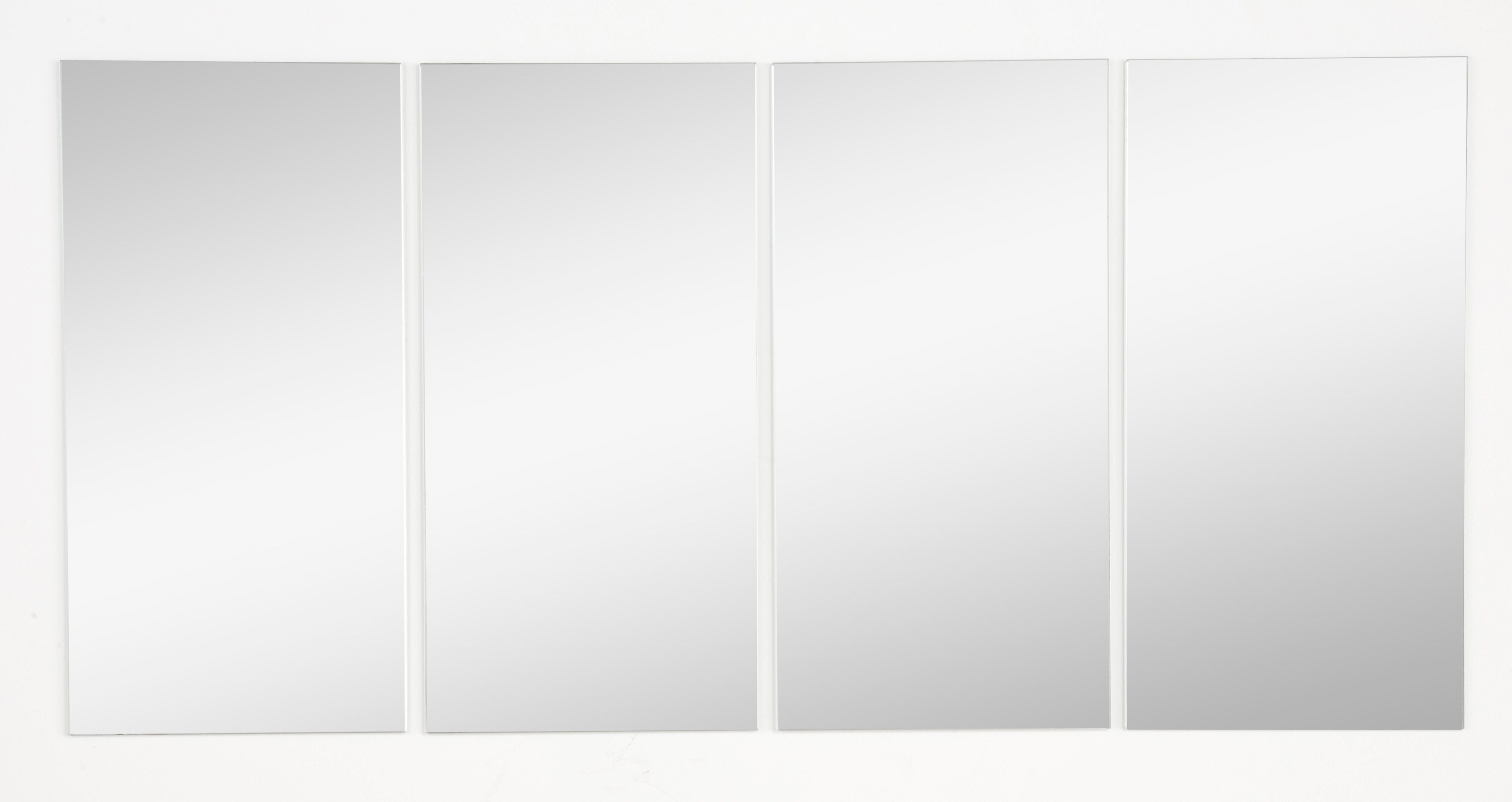 SET 4 MIROIRS RECTANGULAIRES 15X30CM - 2